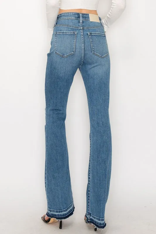 ARTEMIS VINTAGE HIGH RISE SKINNY BOOTCUT WITH RELEASE HEM JEANS