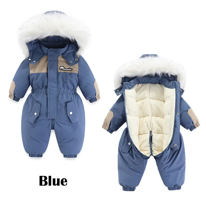 Baby Snow Waterproof Jumpsuit Suit