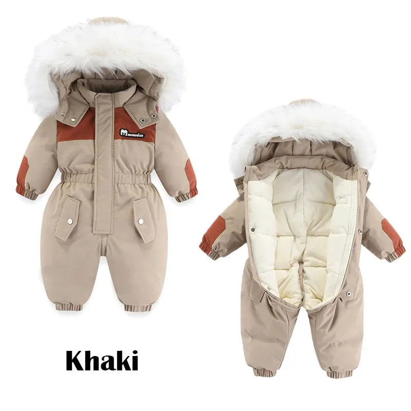 Baby Snow Waterproof Jumpsuit Suit
