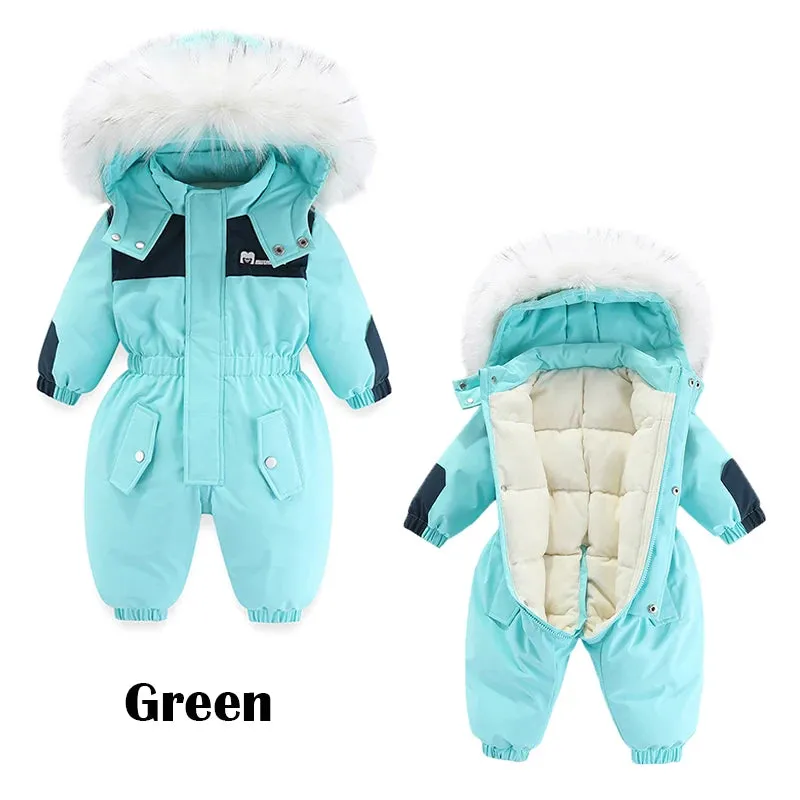 Baby Snow Waterproof Jumpsuit Suit