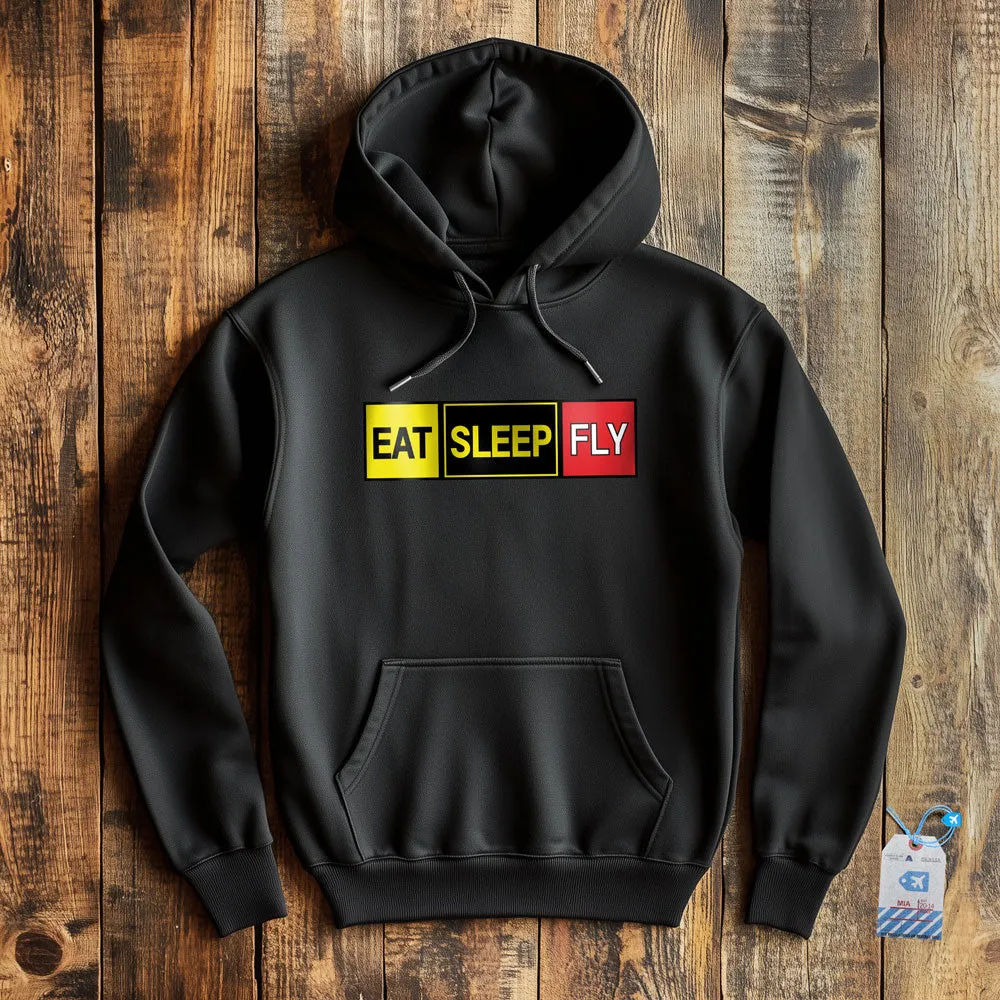Eat Sleep Fly - Pullover Hoodie