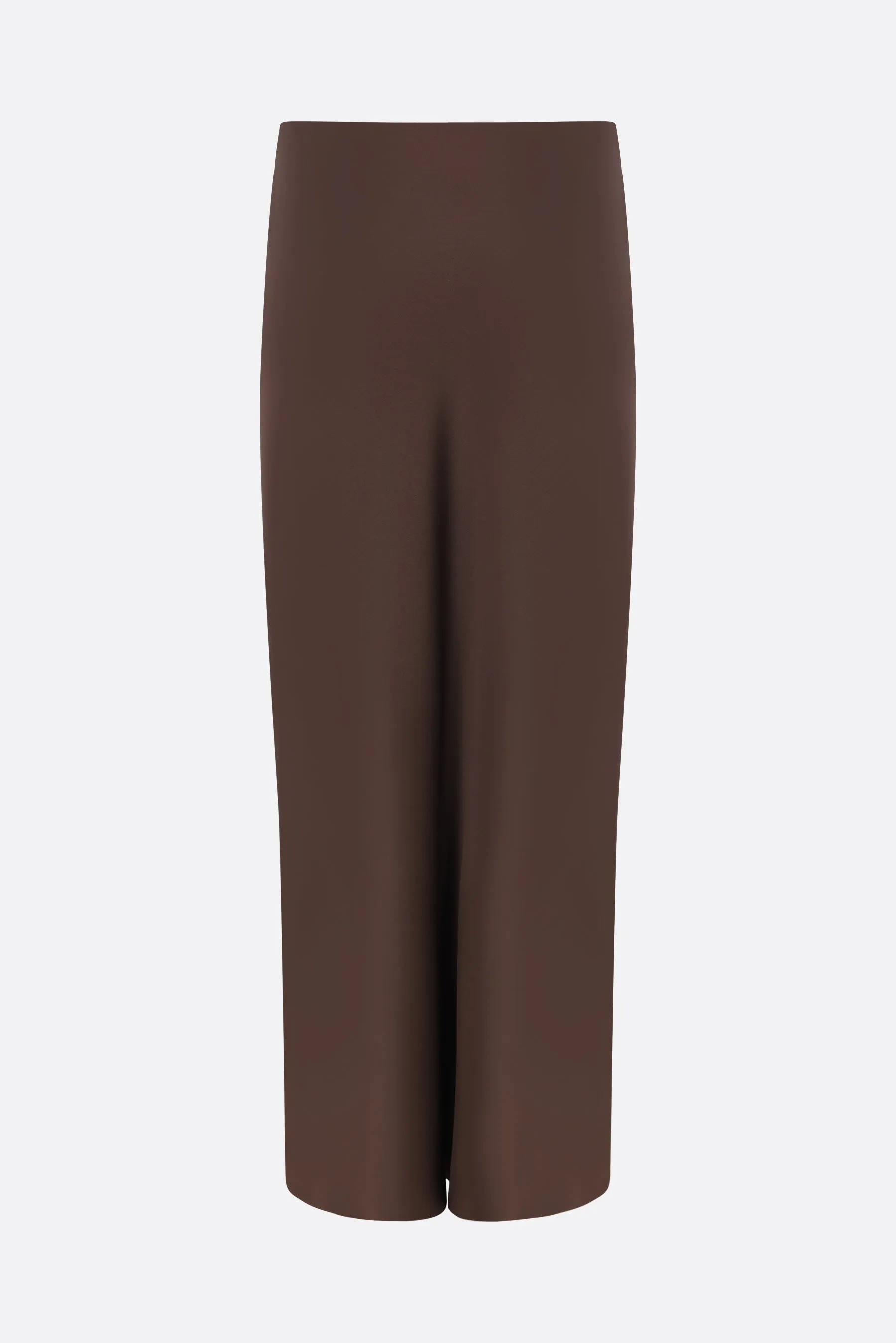 Fluid Bias-Cut Satin Skirt