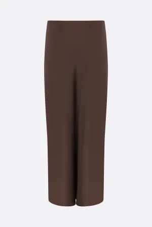 Fluid Bias-Cut Satin Skirt