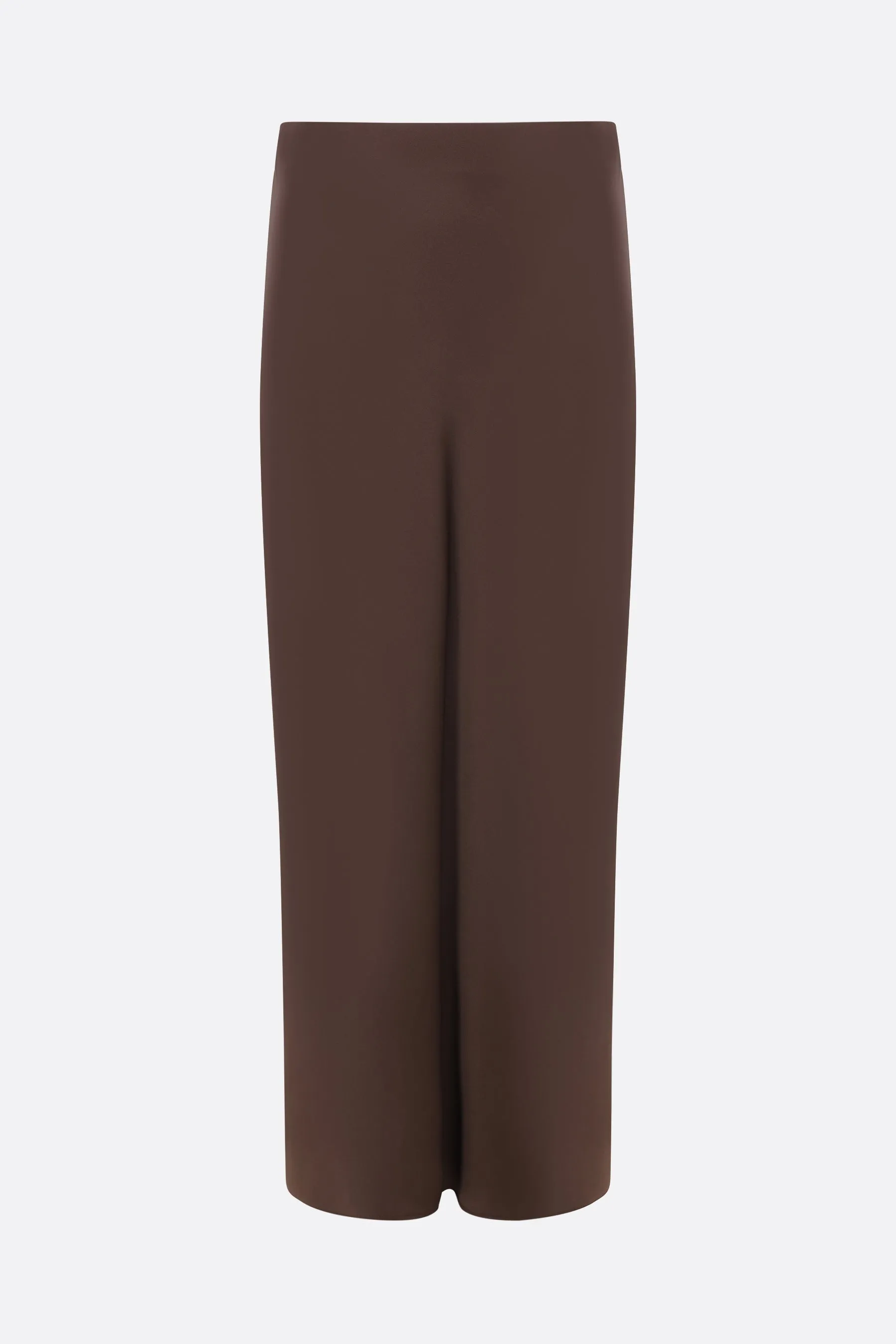 Fluid Bias-Cut Satin Skirt