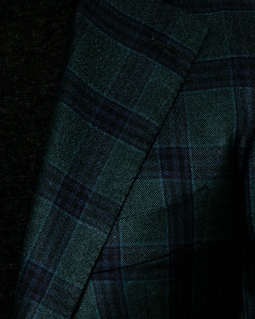 Forest and Navy Plaid Sportcoat