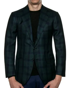 Forest and Navy Plaid Sportcoat