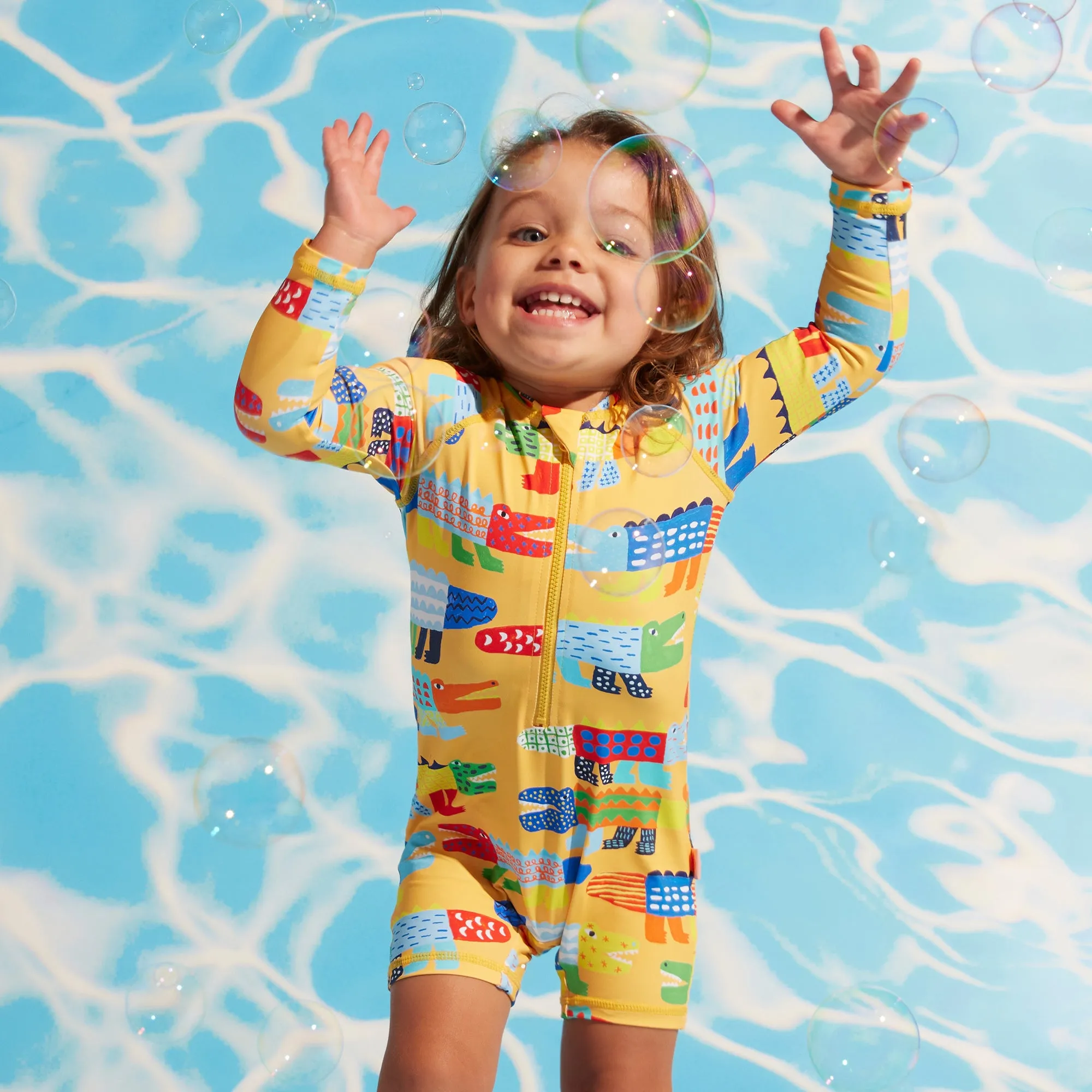 Halcyon Nights Baby Long Sleeve Rash Suit Chomp