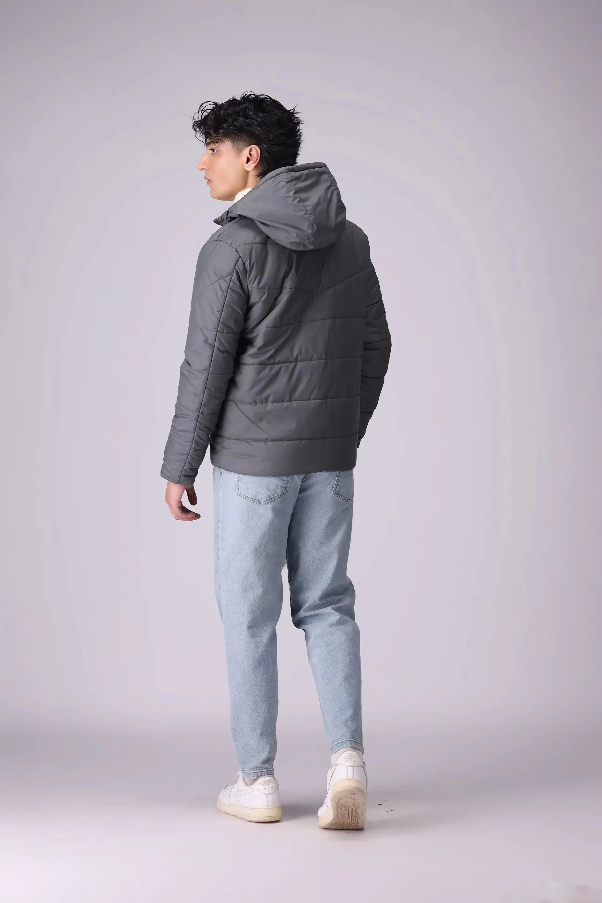 Jacket With Fleece-Lined Hood