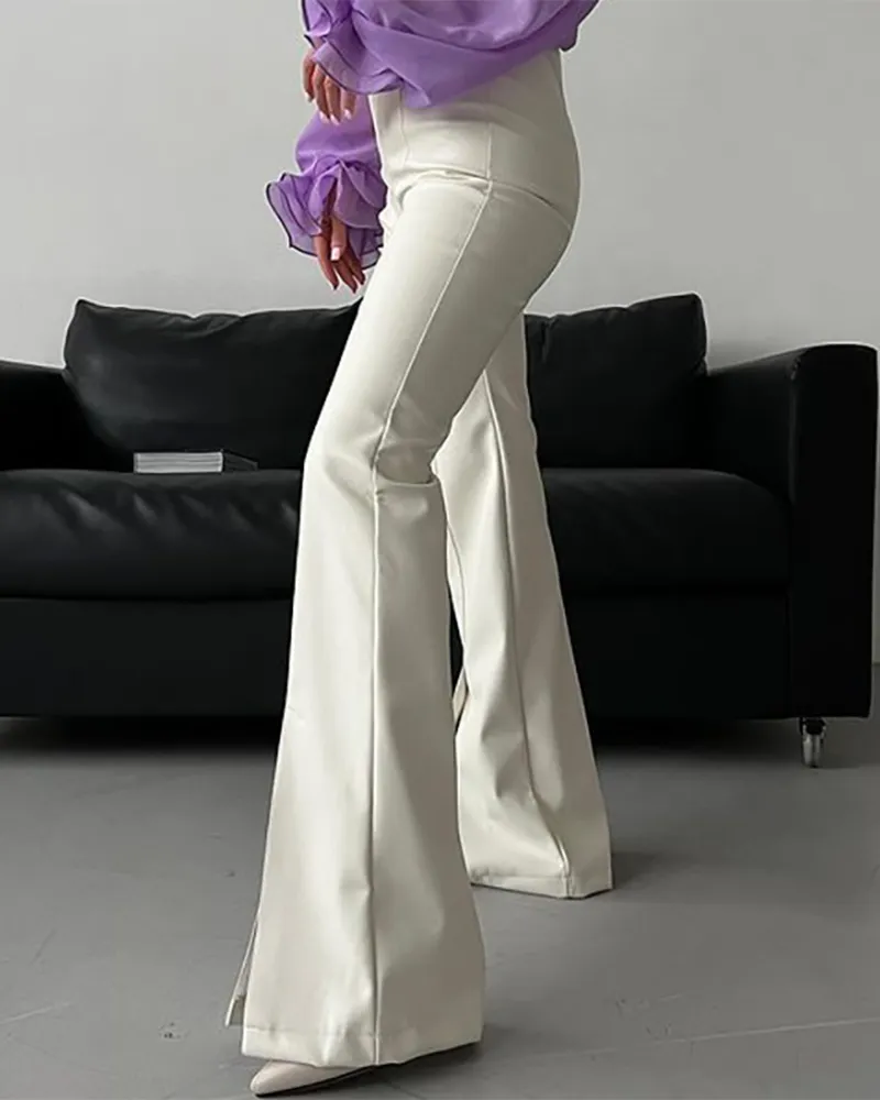 Sexy Tight PU Leather Pants