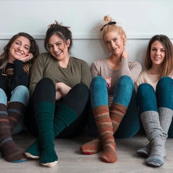 SHORTIES | Wool Cabin Socks | Sleeping In | Size 5-8