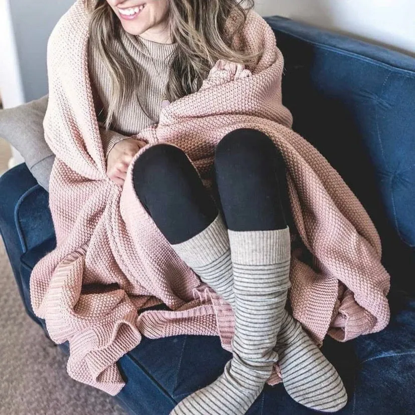 SHORTIES | Wool Cabin Socks | Sleeping In | Size 5-8