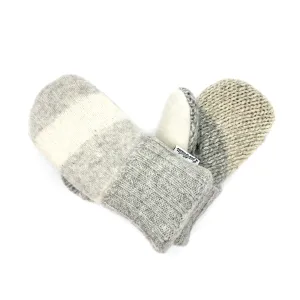 Small Kid's Wool Sweater Mittens | Happy Stripes