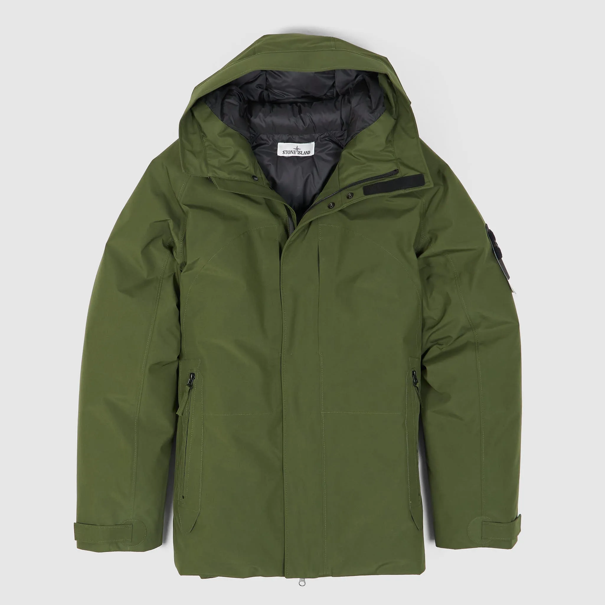 Stone Island 3L Gore-Tex Recycled Polyester Down Parka Jacket