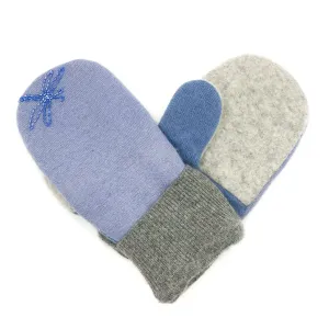 Womens Mittens | Dragonfly Sky