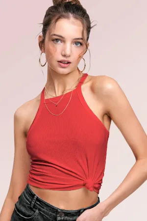Y Back Tank Top -Fire