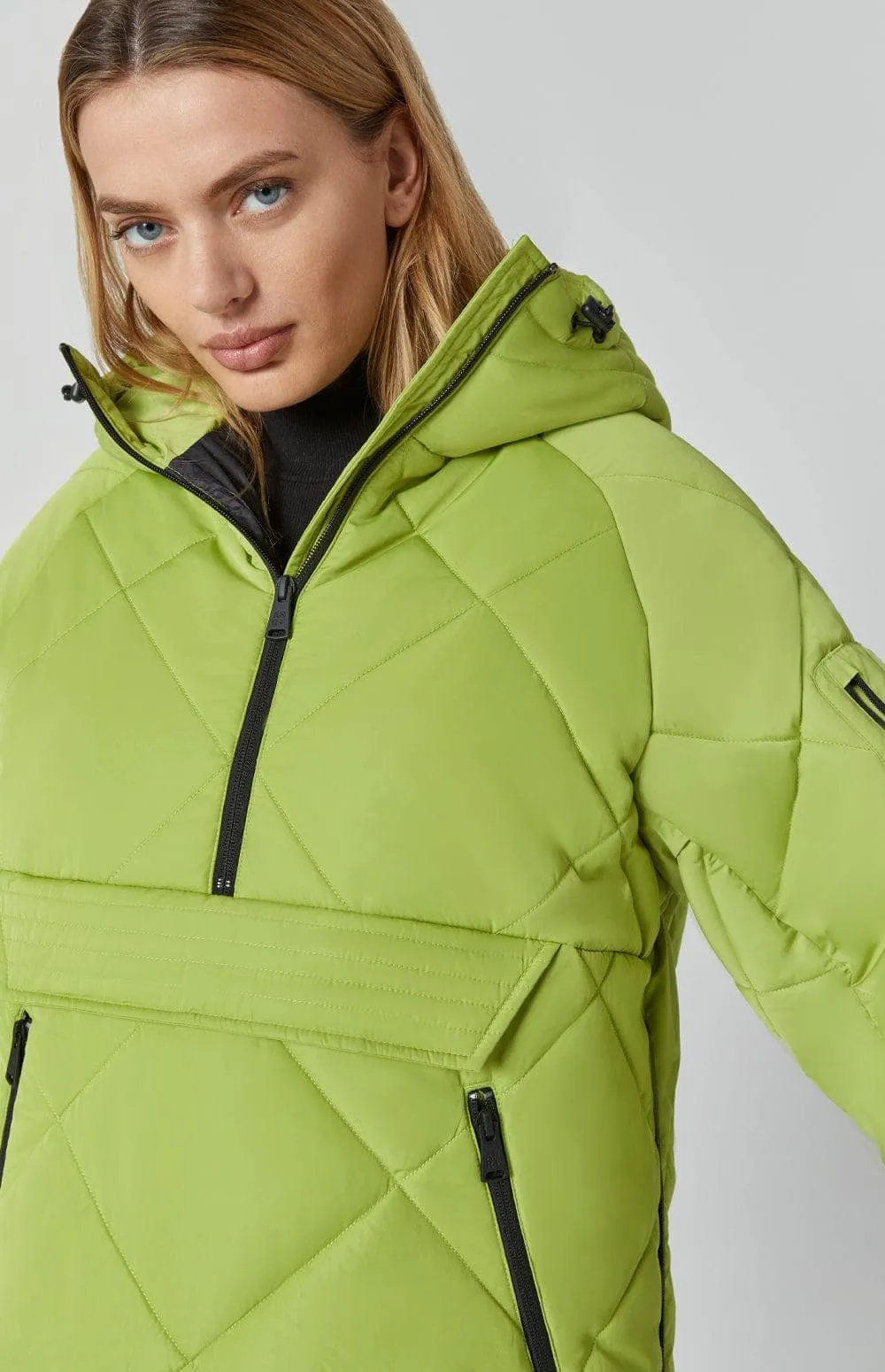 Yuki Quilted Pullover | Citron