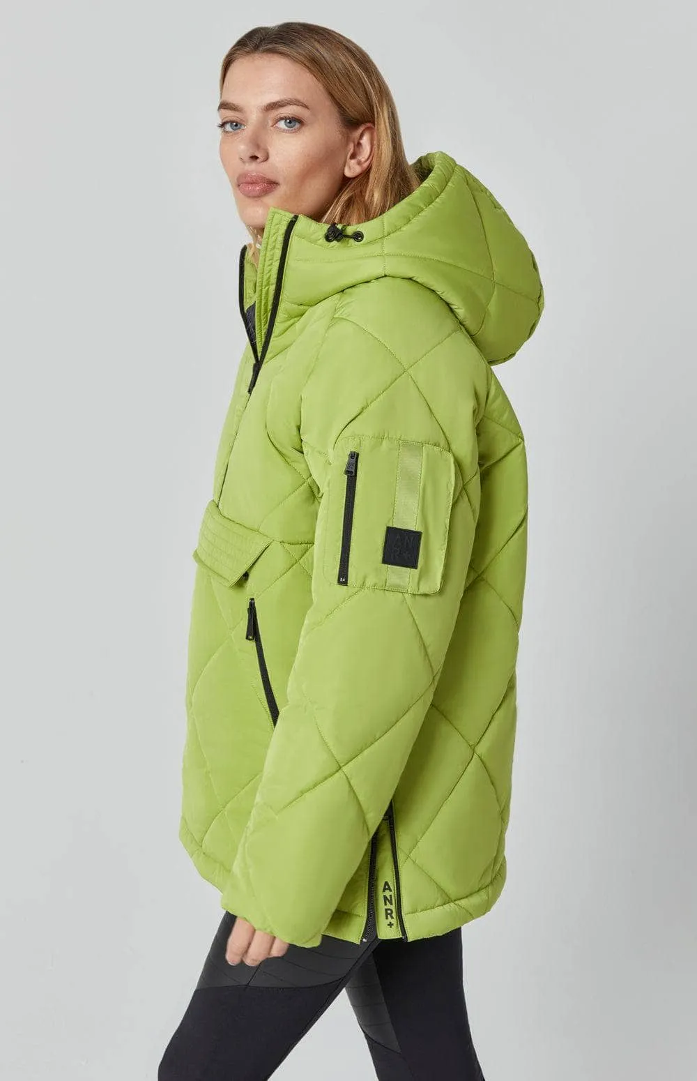 Yuki Quilted Pullover | Citron